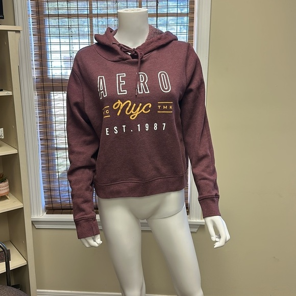 Aeropostale Large Cropped Hoodie - Picture 1 of 7